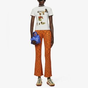 Acne Studios Digital-Print Stretch-Woven T-Shirt